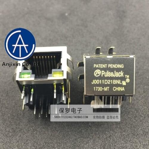 10pcs 100% orginal new real stock Network transformer J0011D21BNL RJ network port with light with shrapnel PULSE filter