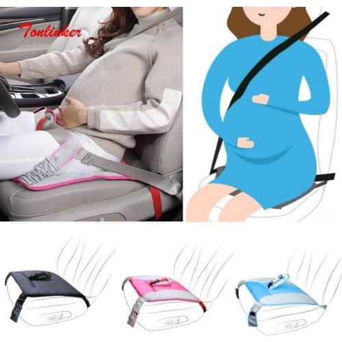 Tonlinker Car Seat Anti-skidding Safety Belt For Pregnant Woman Girls Soft Seat Mat Shoulder Cushion Protection Safety Belt