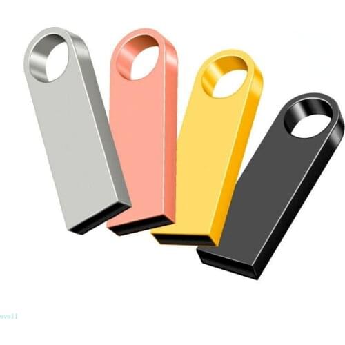 Metal Memoria Usb Flash Drive 32GB Pendrive 64/1288GB Waterproof Pen Drive 8/16GB Flash Usb 2.0Cle USB Stick Key USB Flash Drive
