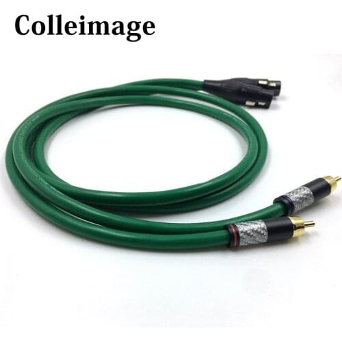 Pair HiFi 2328 RCA to XLR Balanced plug Audio Cross Audio Amplifier CD DVD player RCA interconnect