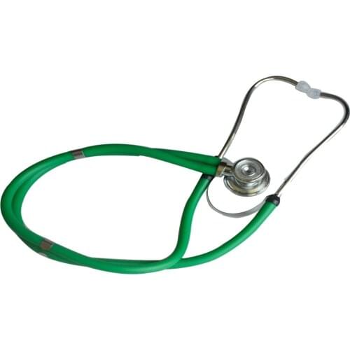 1pcs Medical Multifunctional Stethoscope Dual Headed Double Tube Portable Home Use Health Care Auscultation Tool Green