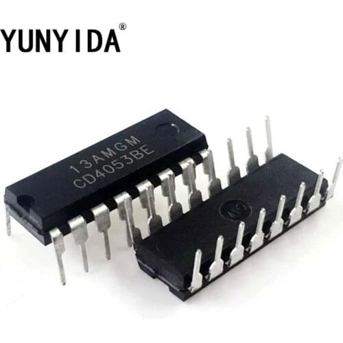 10PCS CD4053 HCF4053 DIP
