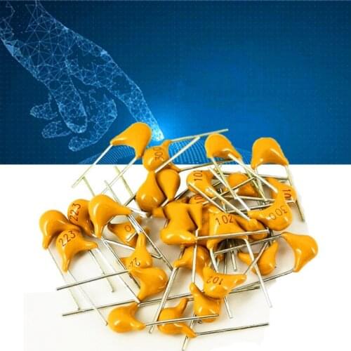100Pcs 50V monolithic ceramic capacitor 10PF ~ 10UF 22PF 47NF 220NF 1NF 4.7UF 1UF 100NF 330NF 0.1UF 102 104 105 106 103 473 334