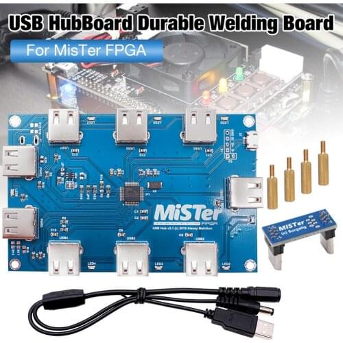 2021 New Analog Video Audio VGA Output Board For MiSTer FPGA Port Replacement Expansion Module USB Hub V2.1