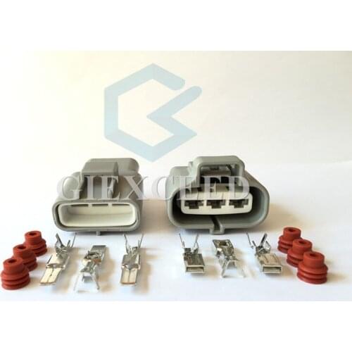 3 Pin 6189-0165 6188-0129 Automotive Electric Fan Socket Connector For Toyota Carola Corolla Camry