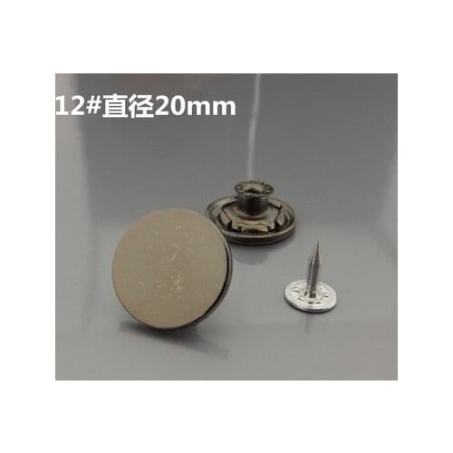 Free shipping 10pcs/lot The ancient silver zinc alloy button high-end denim pants 20mm