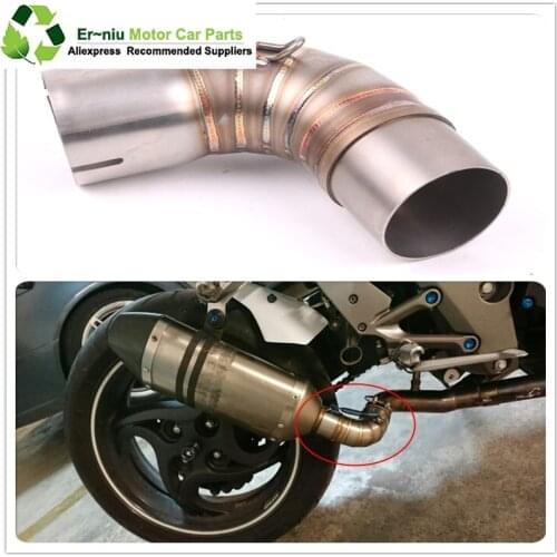 CB1000R CB 1000R Motorcycle Exhaust Muffler Escape Middle Link Contact Pipe Tube For Honda CB1000R 2008 to 2017 Years