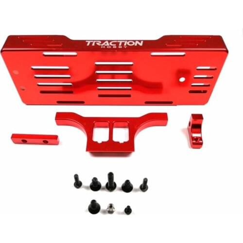 Rc Car Metal CNC Battery Case For TRACTION KM2 KM4 Rc Crawler Car Frame Chassis Upgrade Part