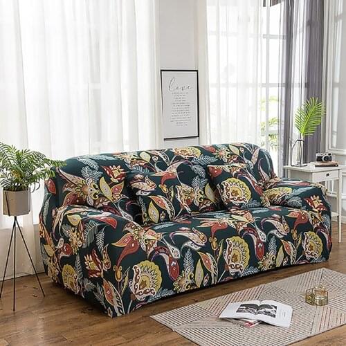 Sofa Cover Dust Proof Elastic Slipcovers for Living Room Couch Covers Single/Two/Three/Four Seat fundas sofa
