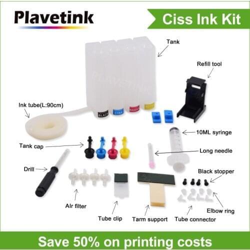 Plavetink Ciss Ink Tank For Canon Pixma PG445 CL446 PG440 PG510 CL511 PG-445 PG 445 440 510 545 PG40 CL41 PG50 Continuous Ink