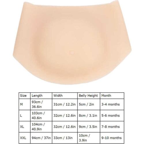 Artificial Silicone Fake Pregnancy Belly Belly Silicone Artificial Pregnant Tummy Performance Photography Props