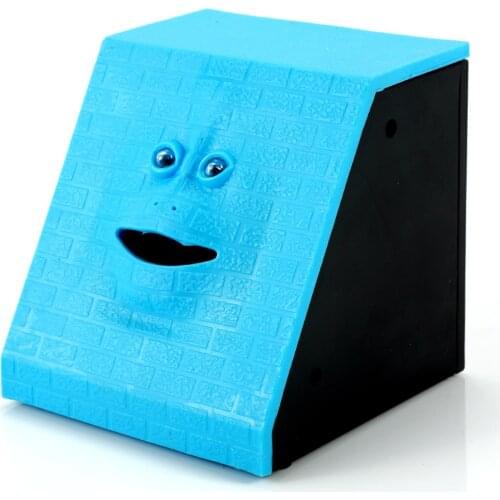 Cute Face Money Eating Box Facebank Coin Box Coin Bank Saving Container Children Toy