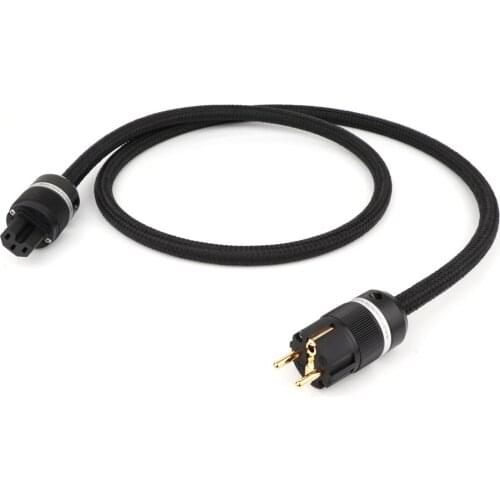 Monosaudio P903 High OFC copper conductor European power cable, power line HIFI POWER CABLE Power Cord with EU Plug AC cable lin