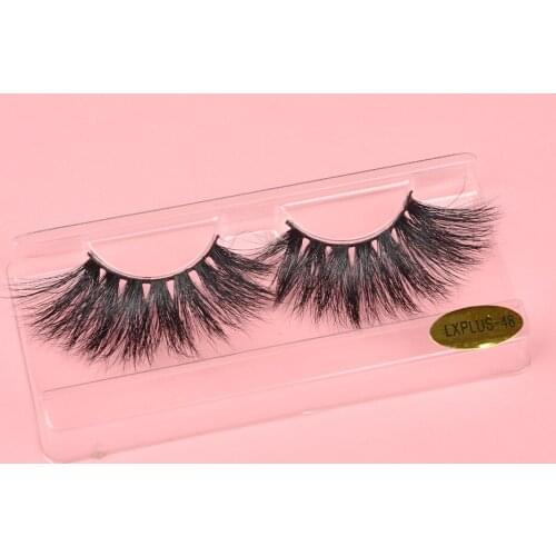 Mink Lashes Wholesale 10 Pairs Fluffy Mink Lashes 25mm Wholesale In Package Free Shipping Mink Lashes Bulk Wholesale