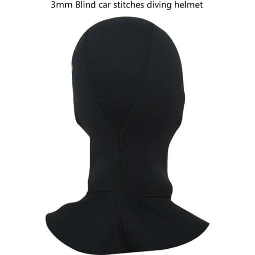 The new wheat Nadi 2mm diving camouflage blind stitch caps neoprene waterproof headgear diving helmet
