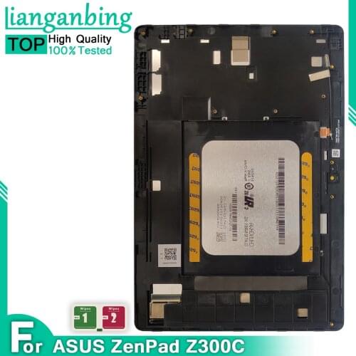 10.1'' NEW LCD For ASUS ZenPad Z300C Z300M LCD Display Touch Screen Sense Assembly Replacement For ASUS Z300C Z300M LCD + Frame