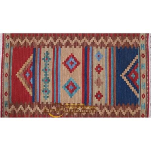 KILIM Kilim Pure Wool Handmade Orange Carpet Mattress Blanket IL CAIRO2 2x3.5 FC508gc131kliyg30