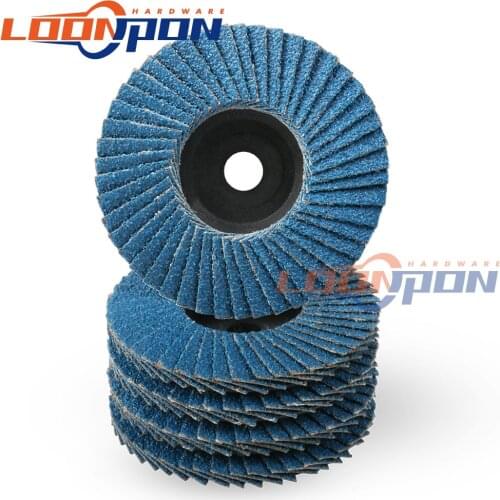 Flap Discs 75mm Sanding Discs 80Grit Grinding Wheels Blades for Angle Grinder 3Inch 10Pcs