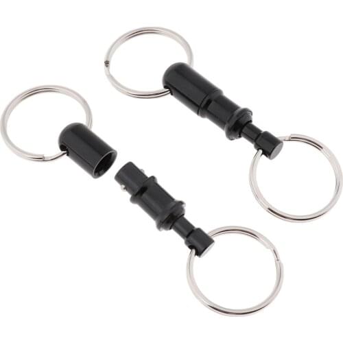 4 Piece Breakaway Key Separate Car Keys Quick Release Keychain