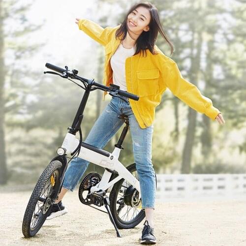 HIMO C20 20 Inch Folding 80KM Range Power Assist Electric Bicycle Moped E-Bike 10AH Foldable bike electric bicicletas electricas