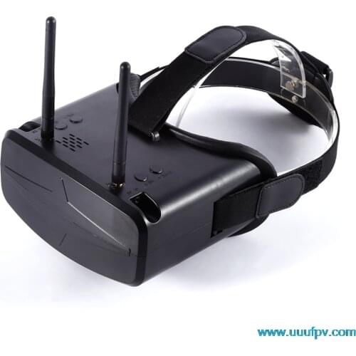Light Weight 5.8G 40CH 480x272px Settled Three-Point Fillet 4.3 Inch HD FPV Goggles Video Glasses With 7.4V 2200mAh Battery