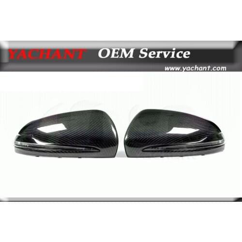 Carbon Mirror Cover Housing Replace For 15-16 W205 C Class /16-17 W212 C207 Facelift E Class /14-16 W222 S/ 16-17 X253 GLC & AMG