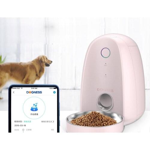 DOGNESS Smart Pet Feed Automatic Cat Feeder Wi-Fi Enabled Pet Feeder Remote Control Fresh Lock System Auto Food Dispenser