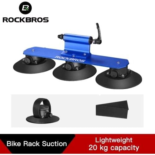 ROCKBROS Quick Install Bike Roof Rack Bike Bicycle Rack Suction Roof-Top Bike Car Racks Carrier MTB Mountain Road Bike Accessory