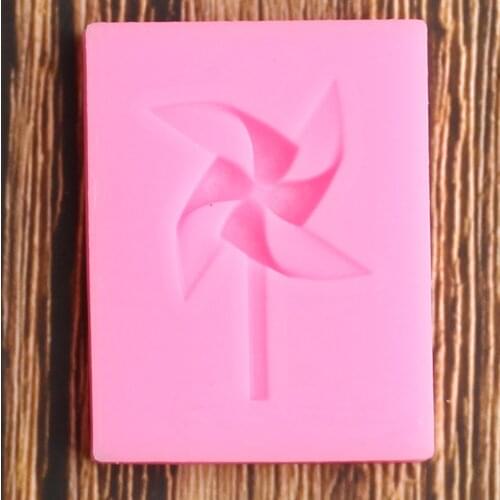 Windmill Fondant Mold 3D Silicone Polymer Clay Molds DIY Cake Decorating Tools Kitchen Baking Chocolate Sugar Craft