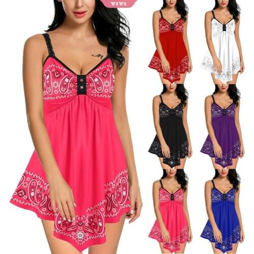 2021 Womens Dress Summer V-neck Sleeveless Backless Sexy Lace Suspender Skirt Babydoll Petticoat