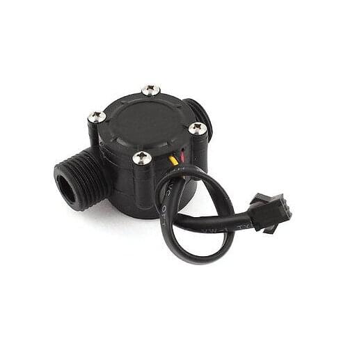 0.5-30L/min 0.8Mpa G1/2 Water Fluid Flow Control Hall Sensor Meter Flowmeter