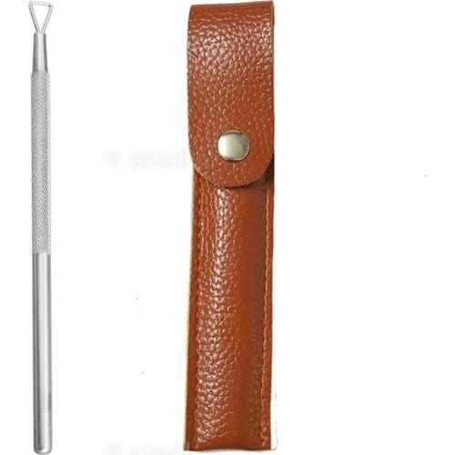 1pc Stainless Steel Cuticle Nail Pusher Nail Art UV Gel Remover Manicure Pedicure Care Sets Cuticle Pushers Nail Tools #292114