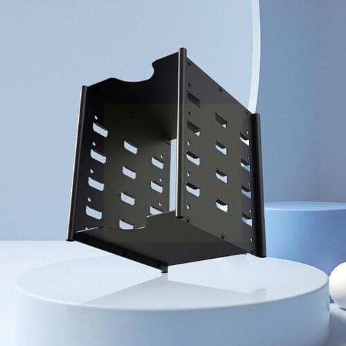 3.5 Inch Computer Hard Disk Storage Metal Black Bracket Hard Storage 5-Layer Type Rack Drawer Adapter Disk X2X5