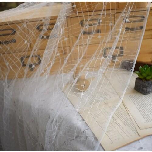 GLace 5Y/lot Thin section soft perspective non-elastic bud silk screen fabric wide 1.5m DIY handmade accessories decorationTX129