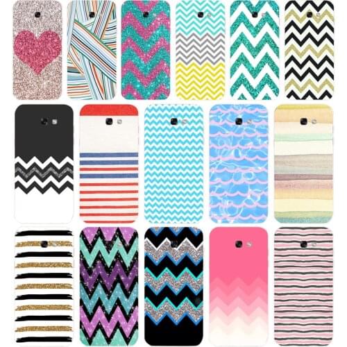 36 gold pink black Glitter Wave Soft Silicone Tpu Cover phone Case for Samsung Galaxy A5 2015 2016 A7 2017 A8 Plus A9 2018 A80