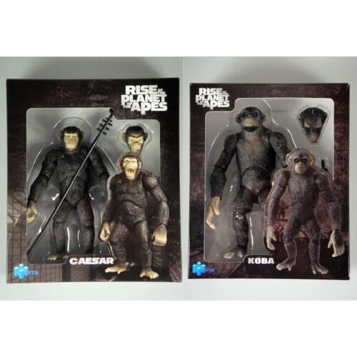 Planet of the Apes 2 Dawn of the Planet the Apes Battle Damage Caesar koba Monkey Orangutan Animal Movies Model Action Figure