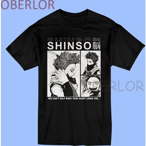 Hitoshi Shinso T-Shirt My Hero Academia Shirt Manga Women Men T Shirt Fashion summer short sleeve female streetwear tops 2021