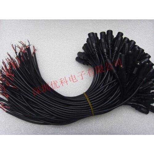 Security cable Laptop AC Adapter DC line security accessories DC power cord single head pure copper 5.5*2.5mm female 3A