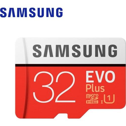 SAMSUNG Memory Card EVO plus 32GB SDHC TF Micro SD Card U3 4K UHD UHS-I Water-resistant Microsd with Adapter for Smartphone