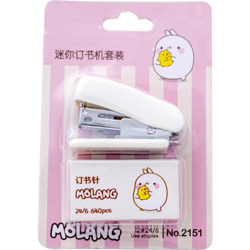 1Set Creative Lovely Mini Fresh Style Staples Stapler, School Office Supply Student Children Prize Birthday Gift