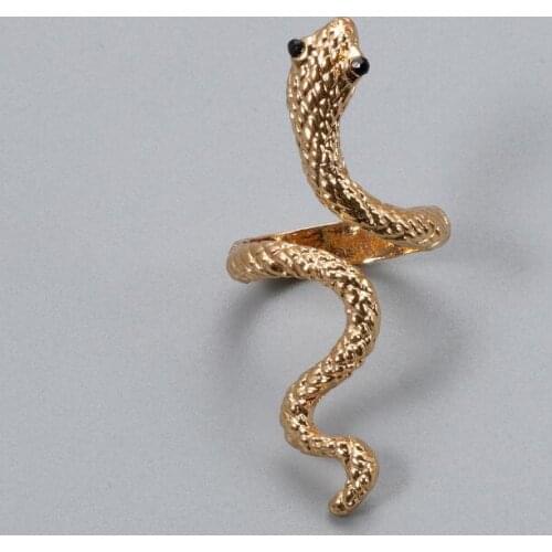 Fashion YaYI Jewelry Princess Cut White Silver Gold Color Engagement Rings wedding Heart Rings Party adjustable Snake Ring Gift