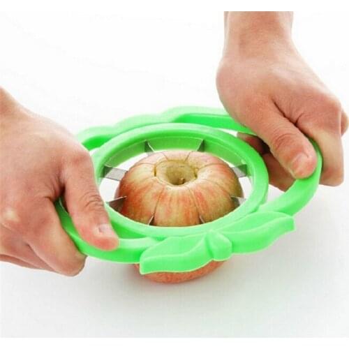 Apple Cutter Knife Corers Fruit Slicer Multi-function ABS+ Stainless Steel Kitchen Cooking Vegetable Tools Chopper 5N1041
