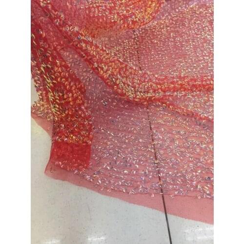Wholesale bridal nigerian lace fabric SYJ-11873 african french lace fabric for wedding dress