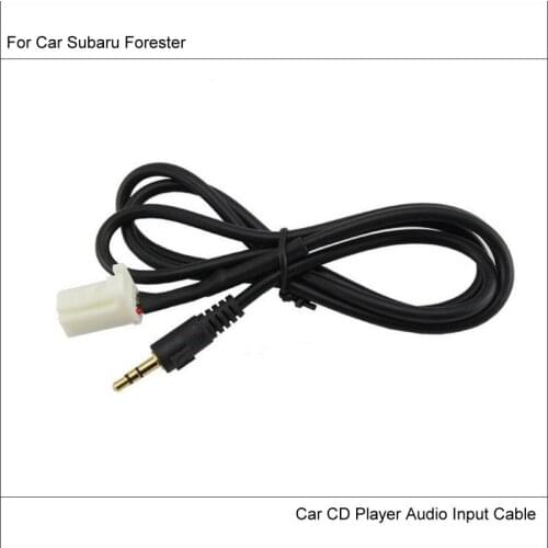 Original Plugs To AUX Adapter 3.5mm Connector Conector For old Subaru Forester Car Audio Media Cable Data Music Wire