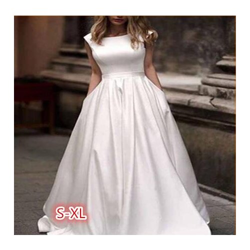 Autumn new vestidos novias boda Satin Wedding Bridal Gowns vestido de noiva sheer sexy V-back hochzeitskleid