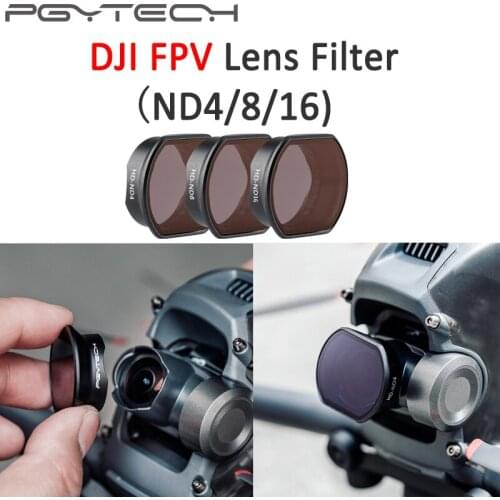 PGYTECH DJI FPV Lens Filter ND4/8/16 Set ND Professional Filter Kit For DJI FPV Drone Accessories