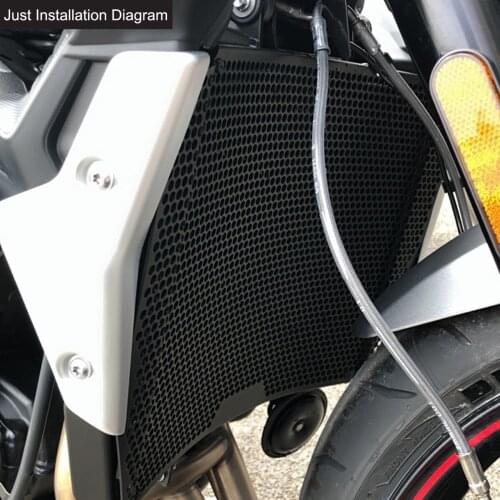 QMSTART Racing Radiator Grille Guard Cover Protector For Street Triple 765 R / S / RS 765R 765S 765RS 2017 2018 2019 2020 2021
