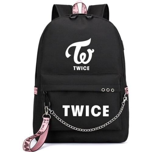KPOP School Bag TWICE JIHYO DAHYUN MINA SANA MOMO TZUYU Ultra-Large Capacity Backpack For Fans Collection OD145
