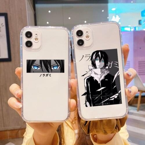 Noragami Yato Anime Phone Cases for IPhone XS XR Max 8 7 6 Plus Silicone Cover for IPhone 11 12 Pro Mini Japan Cartoon Soft Capa