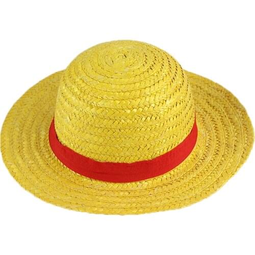 Luffy Straw Hat Cosplay Toy the Gift from Shanks King Pirate Anime Cap Hat for Masked Ball
